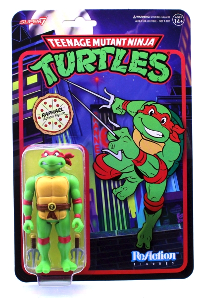 Teenage Mutant Ninja Turtles ReAction Actionfigur Raphael von Super7